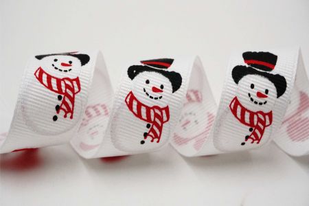 Chibi Snowman Polyester Ribbon - Chibi Snowman Polyester Ribbon